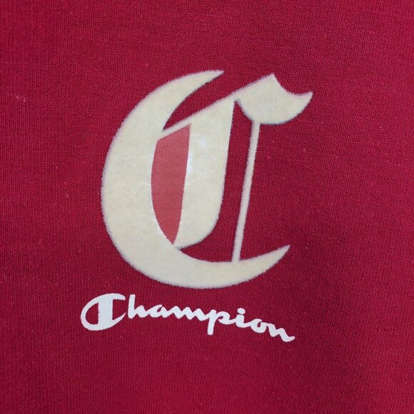 Champion Maroon Women's Long Sleeved Pullover Crewneck Sweater Size XL - Picture 10 of 10